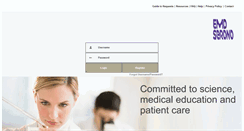 Desktop Screenshot of grants.emdserono.com